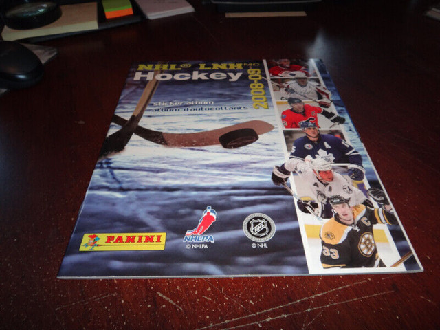 nhl hockey ORIGINAL PANINI STICKERS album + for sale dans Art et objets de collection  à Victoriaville