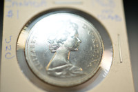 1968 Canada $1 Coin. No Island. Uncirculated.