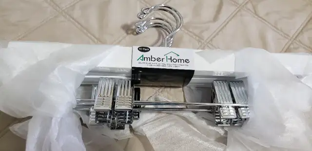 Hangers, pants or skirts, white color, 10 total qty, brand new in Other in Oakville / Halton Region - Image 4