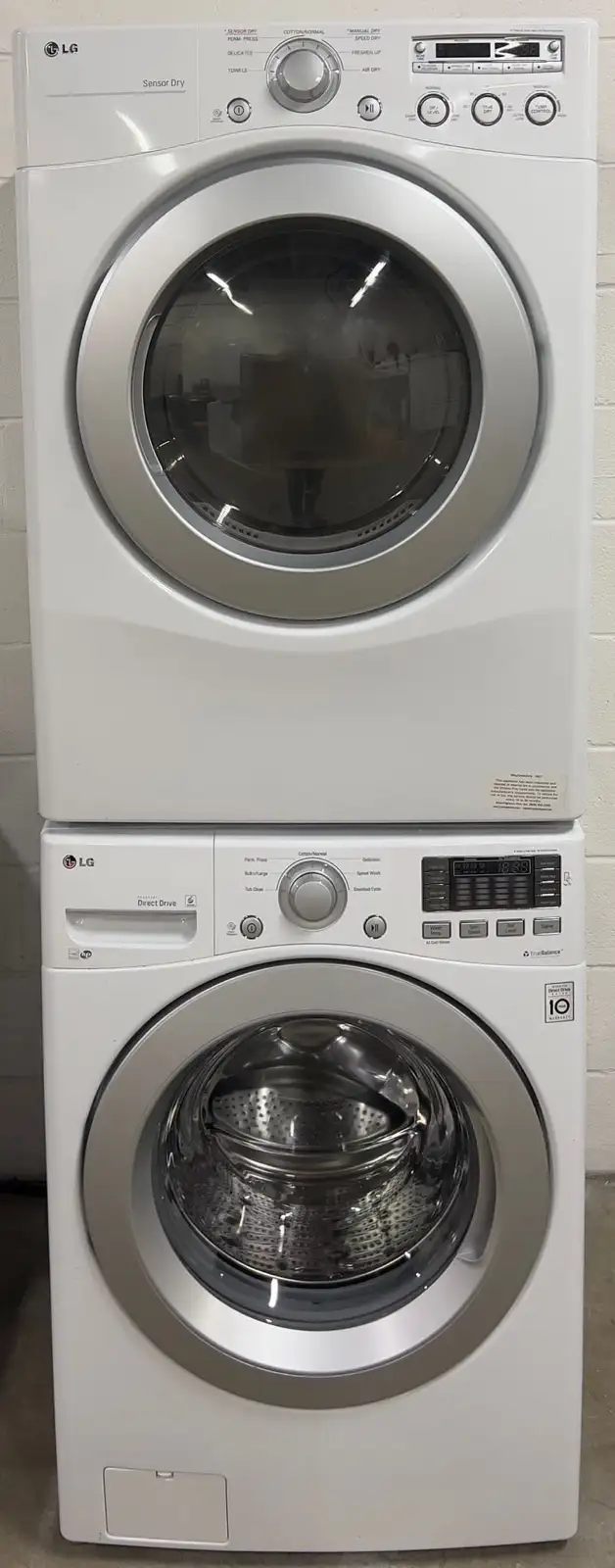 SALE! Stackable Set “LG” Washer/Dryer H39/W27/D29 in Washers & Dryers in City of Toronto - Image 2
