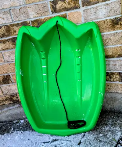 T-Rex's Dinosaur Paw Kids 1-Person Plastic Winter Snow Sled, View more