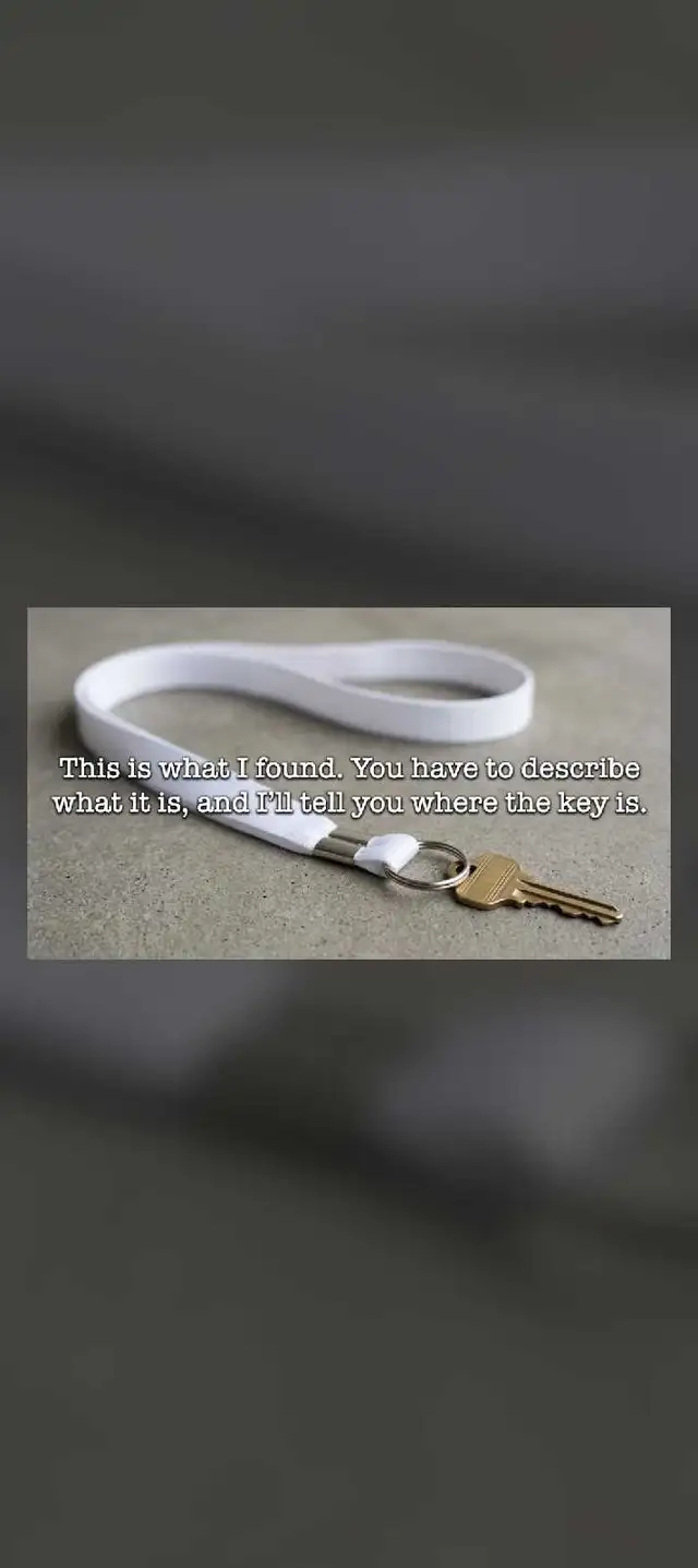 KEY+NECKLOOP CHARLEVOIX STREET FOUND !!!