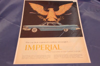 1957 Chrysler Imperial in Blue Original Magazine Ad