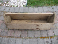 Vintage Carpenters/Plumbers Wooden Carry Style ToolBox 1950-60s