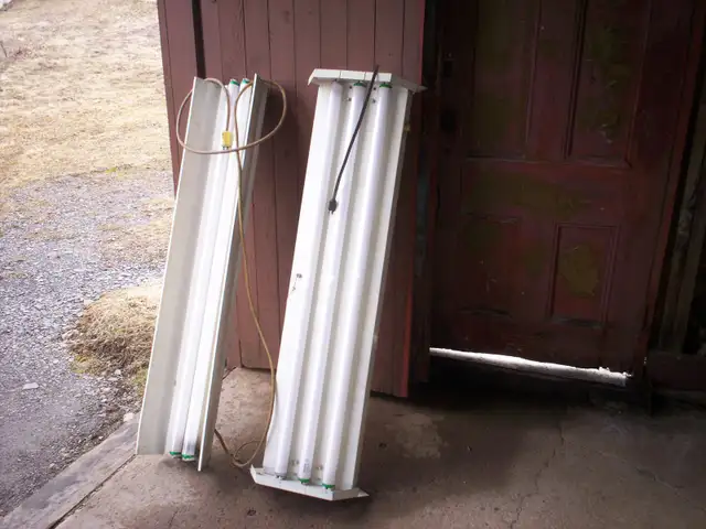 Two - 4' Fluorescent light fixtures in Indoor Lighting & Fans in Annapolis Valley - Image 3