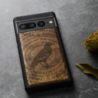 NEW Calveit Natural Wood (& Black Soft TPU) Phone Case, Pixel 7