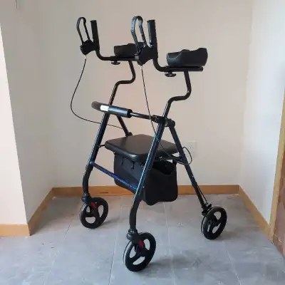 New Premium 4 Wheel Walker Rollator with Arm / Elbow Supports , View more