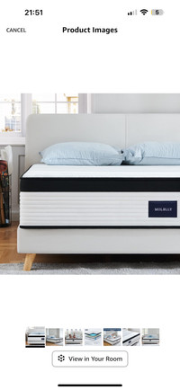 Brand new Molblly Spring Queen Mattress 