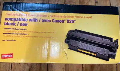 Staples printer toner cartidge/cartouche imprimante canon X25, View more