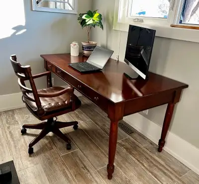 Martha Stewart Signature by Bernhardt - Solid Wood Desk & Chair, View more