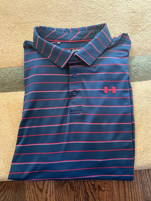 Mens Under Armour Polo Shirt Size 2XL