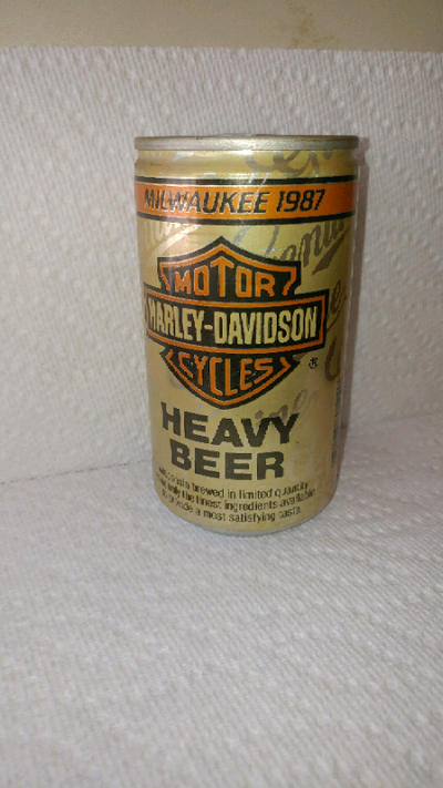 Heavy beer Harley Davidson 1987 Never been opened. Please check out my other posts.