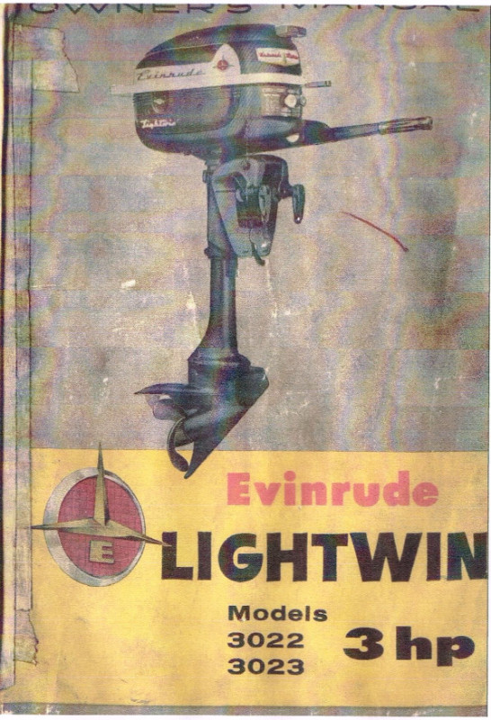 Manuel pour Evinrude Lightwing Manual - 1957 dans Manuels  à Longueuil/Rive Sud