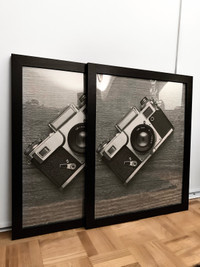 NEW Set of 2 Large 16" x 20" Black Picture Frames - FIRM PRICE!