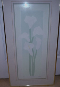 Ed Cota Serigraph limited edition "Calla Lilly"