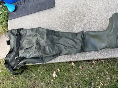 Chest Waders - Almost New - Size 10 Boots, View more