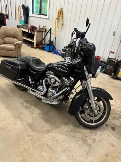 2010 Harley Street Glide. 30000 miles. 110 cube engine. New tires last year. New exhaust in 2020. Ne...
