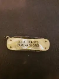 Vintage Eddie Black's Camera Stores Pocket Knife