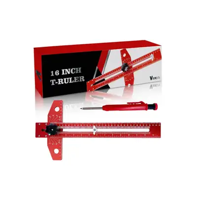 New! VBoweiti 16" Precision Marking T-Ruler Positioning Scribing, View more
