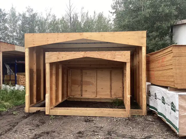 horse shelters, firewood storage in Tool Storage & Benches in St. Albert - Image 5