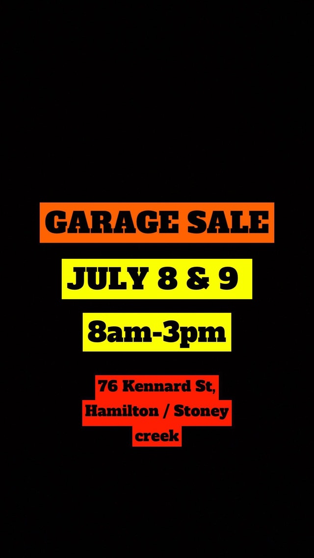 HUGE GARAGE SALE Garage Sales Hamilton Kijiji