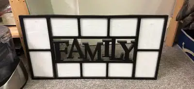 Collage picture frame. “Family”, View more