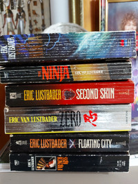 Eric Lustbader lot of 6 books - good condition - Ninja