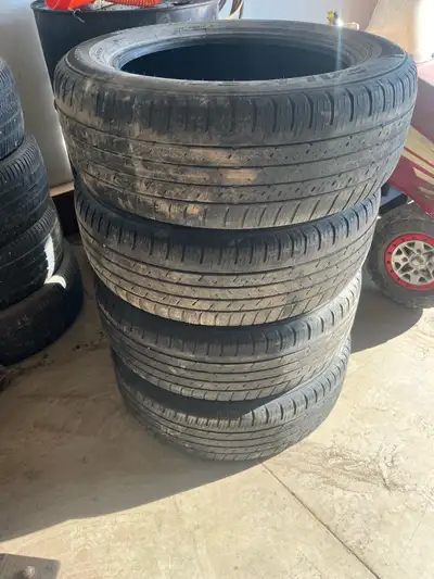 Selling 4 all season tires good for another season $100 obo. Doing a spring cleaning .