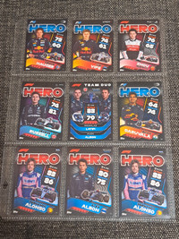 F1 Hero Racing cards 