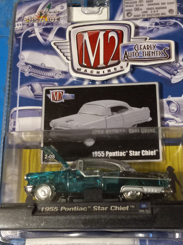 M2 1:64 1955 Pontiac Star Chief Clearly Auto-Thentic HTF Lot 3 in Toys & Games in Trenton - Image 3