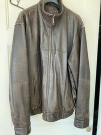 Men’s Leather winter coat/Jacket XL