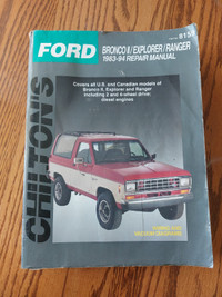 Chilton's Ford Repair Manual