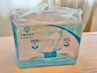 10 pack of TREST Elite Briefs Unisex Medium Blue