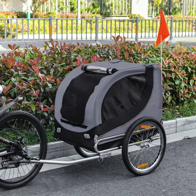 Dog Bike Trailer, Grey Color  in Other in Markham / York Region - Image 11