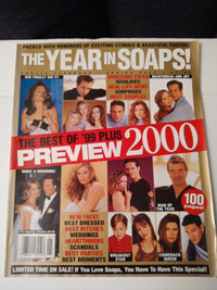 The year in soaps 2000 magazine in very good condition 