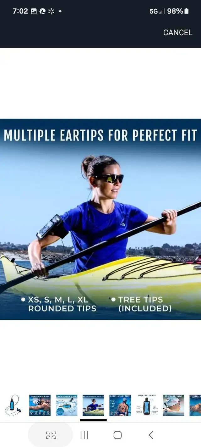 H2O Audio Stream 3 MP3 Player with Surge S+ Earbuds - Waterproof in iPod & MP3 Accessories in Markham / York Region - Image 3