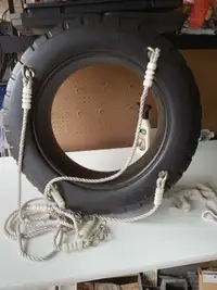 Children's tire swing