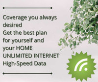 CELL PHONE DATA  PLAN 25mbps speed 
