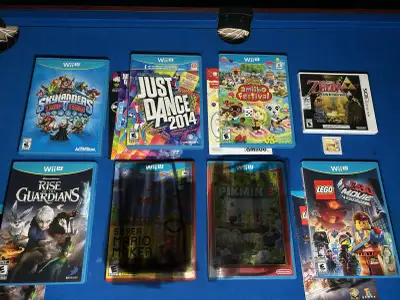 Nintendo Wii-U skylanders Lego Animal Cross Amibo 3DS Zelda link between worlds. +More All games in...