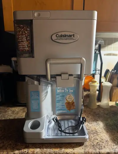 Cuisinart Mix It In™ Soft Serve Ice Cream Maker In NEW condition. Only used once. Works great, we ju...