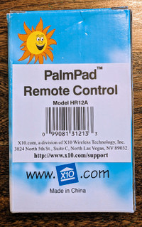 X10 HR12A PalmPad Remote Control