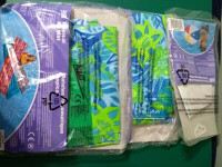 NEW 2 piece Tropical Air Mats and 1 Glowing Beach Ball Age 4+