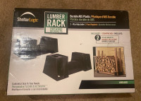 Shelterlogic Lumber Rack firewood brackets. New. In box. 