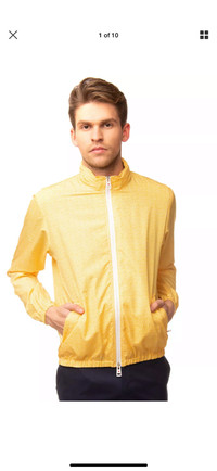 Kired by Kiton spring jacket - Yellow - HandMade in Italy