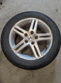 4X 205/55R16 General Evertrek RTX tires on Acura alloy wheels