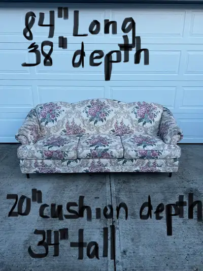 VINTAGE FLORAL SOFA, View more