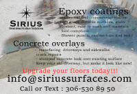 Epoxy flooring and concrete overlays 