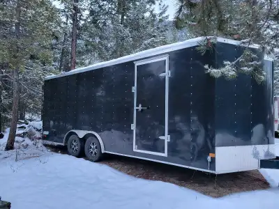 2020 Hallmark Passport enclosed trailer 8.5 x 20ft for sale. Located in Beaverdell. Please message i...