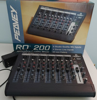 Peavey RQ 200 mixer (console) 6 channels