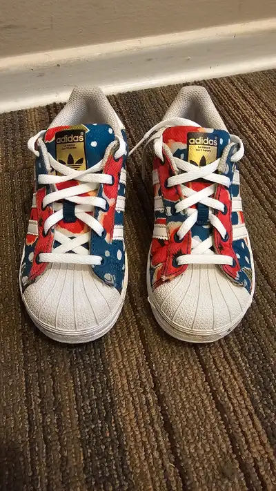 kids 11.5 Adidas superstar shoes, View more